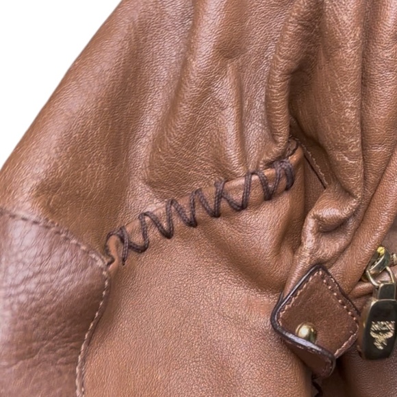 MCM brown leather hobo bag - Picture 3 of 10
